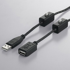  USB延長ケーブル 電源スイッチ付き 2m